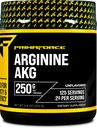PrimaForce AAKG Arginine Powder, 250 gramm (L- Arginin és Alpha- Ketogluttarate Acid) Premium Workout Supplement, Non-GMO, Vegan, Gluten Free