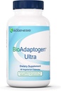 Nutra Biogenesis Bioadaptogen Ultra - Adaptogens Supplements, Adaptogenic Herbs Complex for Men and Women, Ashwagandha, Rhodiola Rosea, Ginseng for Mental Stress Support - 60 Capsules