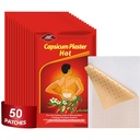 50 Count Capsaicin Patches,4.72"x7.08" Hot Capsicum Patch
