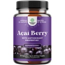 Acai Berry Supplement for Energy & Weight Goals - Immune Support Supplement with Antioxidant Benefits - 600 mg per Serving Acai Berry for Cognitive Health - Advanced Skin Care Support - 60 Count
