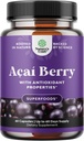 Natures Craft Acai Berry Antioxidant Ondersteuning gewichtsverlies supplement voor vrouwen en mannen - Vitaminen Mineralen Antioxidant Formule Ondersteunt Immune System en Boost Energy Cognitive Health - 60 Servingen