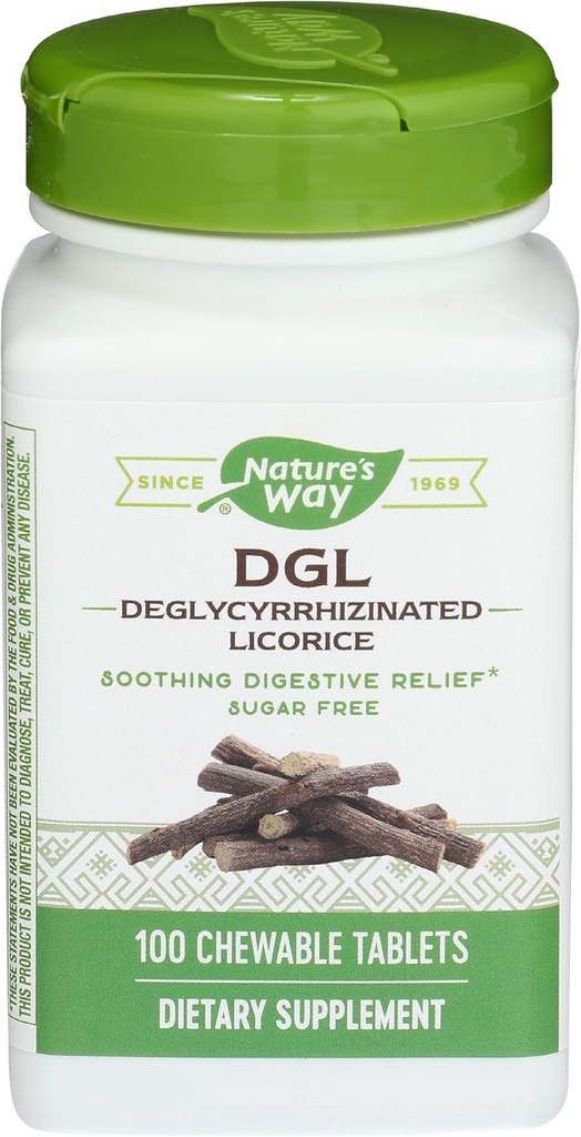 Izymatic The poly, DGL (sense Fructose), 100 taules Chewable. Paquet de 1