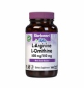 Bluebonnet Nutrition L-Arginine 500mg/L-Orinithine 250mg, Supports Protein Metabolism*, Soy-Free, Gluten-Free, Non-GMO, Kosher Certified, Vegan, 100 Vegetable Capsules | Third-party tested for purity and potency; manufactured in the USA