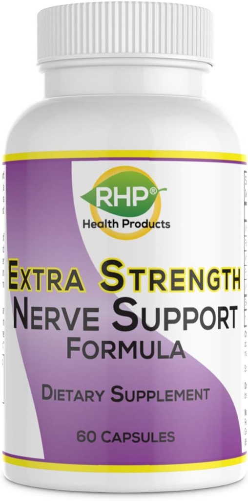 Extra Strength Nerve Support Formula za živčno popravilo in regeneracijo. 60 kapsul