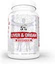 5% Nutrition Rich Piana Liver & Organ Defender Cycle Support Plus NAC | Liver Support, Prostate Supplement, Cuore, Rene, Skin Support | Milk Thistle, Saw Palmetto, Hawthorn Berry (30-90 Serve)
