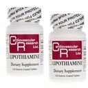 Cardiovascular Research Lipothiamine B Supplement 240 Tablets - Vitamin B1 Now with Alpha Lipoic Acid - 2 X 120 Count