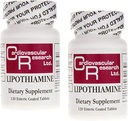 Cardiovaskular Research Lipothiamine B Tambahan 240 Tablet - Vitamin B1 Sekarang dengan Alpha Lipoic Acid - 2 X 120 Count