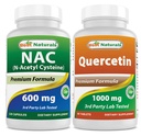 Best Naturals NAC 600 mg & Quercetin 1000 mg