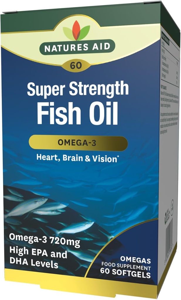 Natures Aid Super Strength Omega 3, 90 Softgels