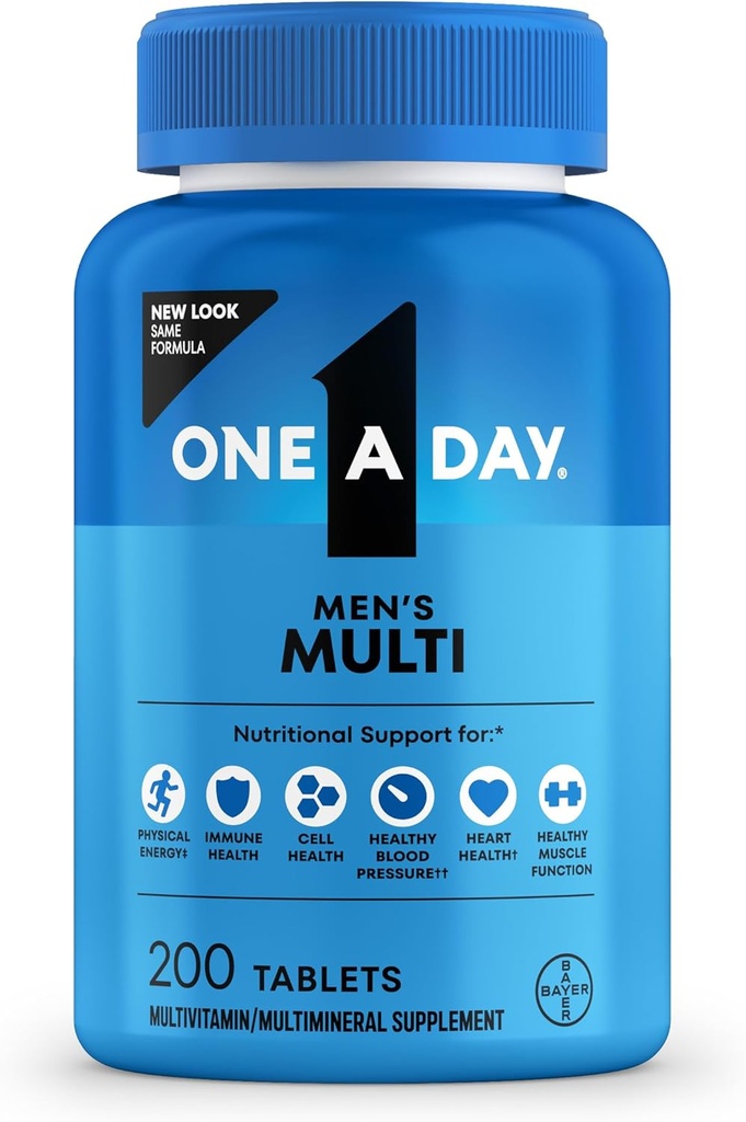 One-A-Day Multivitamin, Tables Health Tables, 200 เคานต์