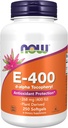 NOW Integratori alimentari, Vitamina E-400 IU, D-Alpha Tocopheryl, Protezione Antiossidante*, 250 Softgels