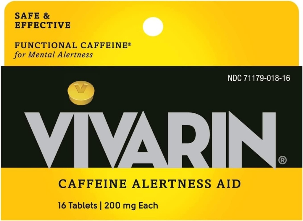 Vivarin Tabs 16ct Dimensiune 16ct Vivarin comprimate 16ct