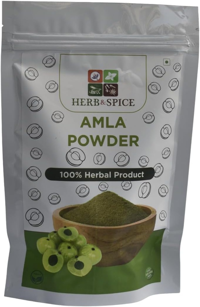 Amla Asclive - Holy Baris, Immumun Smission, วิตามิน C สําหรับระบบอิมมูน, เวก้า, คอสเชอร์, Ayurveig Super Food, Antooxidants, Not-GMO Amla profile (227 กรัม)