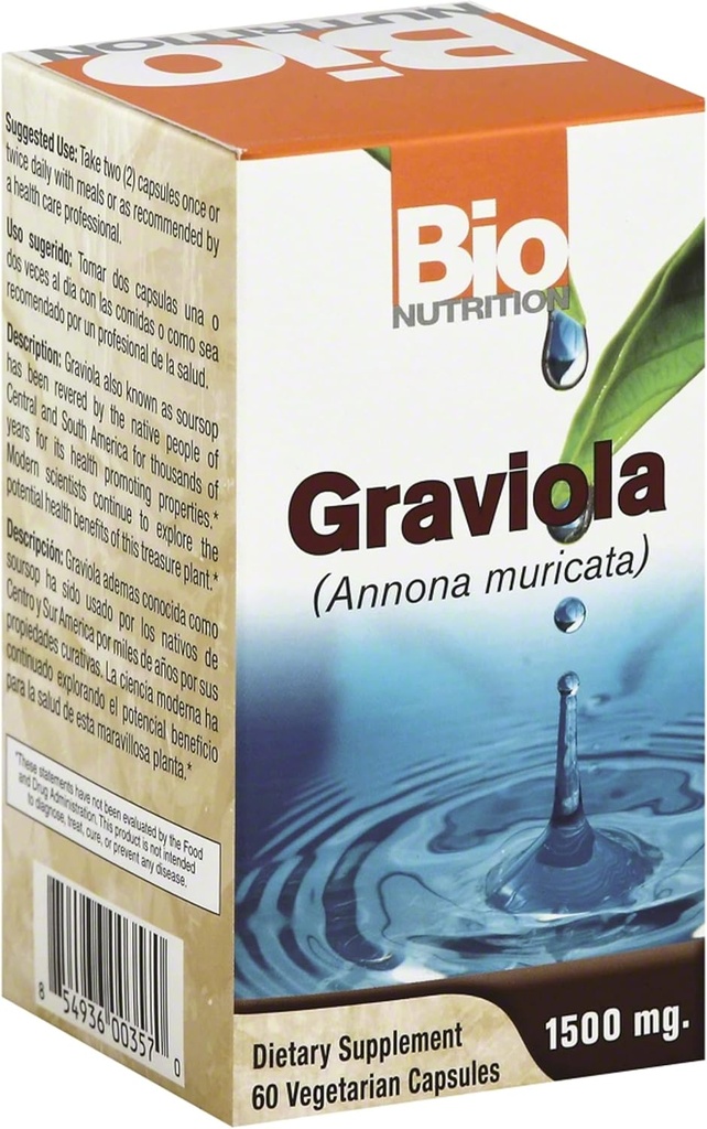 Bio Nutrition, Graviola, 60 Capsules