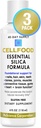 Cellfood Essential Silica Anti-Aging Formula - 4 fl oz, 3 Pack - Supports Healthy Bones, Joints, Hair, Skin, Nails, Teeth & Gums - Easy to Absorb - Gluten & Thiaminase Free, Non-GMO - 120-Day Supply