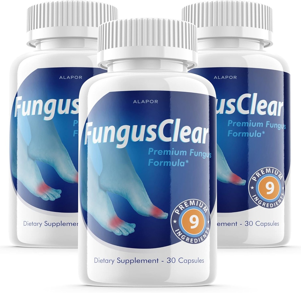 (3 Pack) Vapor de fungos - Probióticos comprimidos, Advance Formule Fungusclear Cápsulas, Max, para 90 dias de fornecimento.