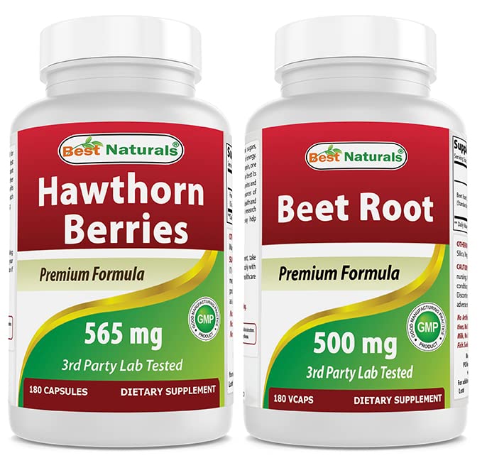 Hawthorn Berry 565 mg & Beet Root Powder 500 Mg