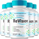 IDEAL PERFORMUCE (5 Pack) Revisi Pills Eye Advanced Vision 2.0 Eye Care Complex Vitamin Capsules Pro (300 Capsules)