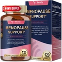 Tambahan 40- 1 Menopause untuk Perempuan, Multibenes & Complete Black Cohosh untuk Hot Flashes, Night Sweets & Hormone Saldo, w / Progories, DIM, Vitex, Dong Quai, Red Clover dan More, 120 Vegan Caps