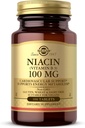 Solgar Niacin (vitamin B3) 100 mg - 100 tabletter - Understøtter energi Metabolisme - ikke-GMO, Vegan, Gluten Free, Dairy Free, Kosher - 100 Servere