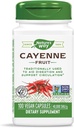 Nature's Way Cayenne Fruit, 100 Vegetarian Capsules