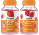 Livlig Zink 50mg + Magnesium, Gummies Bundle - Great Tasting, Vitamin Supplement, Gluten Free, GMO Free, Chewable Gummy