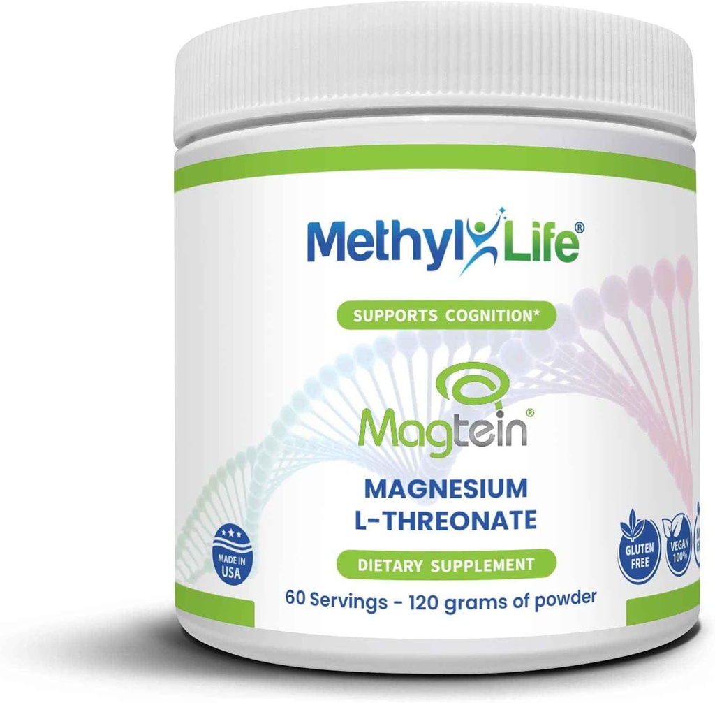 Metil- Life ® Magtein L- Threonate Pludul - Brain- preferred magnum for Superior Absorption & Classification