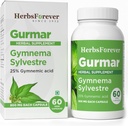Herbsforever Gurmar Capsules ← Gymnema Sylvestre Herbal Suplemento Silencio 7:1 Concentrated Extract ← Asistencia Vida sana 60 Veg Capsules ← No GMO &amp; Vegan