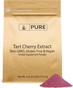 Чисти оригинални съставки Tart Cherry Extract (4oz) Non-GMO, Веган, Без пълнители или добавки, Билкови добавки