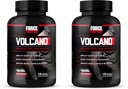 Kuvvet Faktörü Volcano Pre Workout Nitrik Oksit ATM Supplement for Men with Tinatine and L-Citrulline to Boost and Energy, Help Build Muscle, Better Pump and Workout, 120 Capsules (Pack of 2)