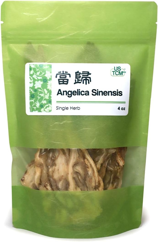 New Packaging Angelica Sinensis Root, Dang GUI Pian, Dong Quai Cut Iris 4 oz.