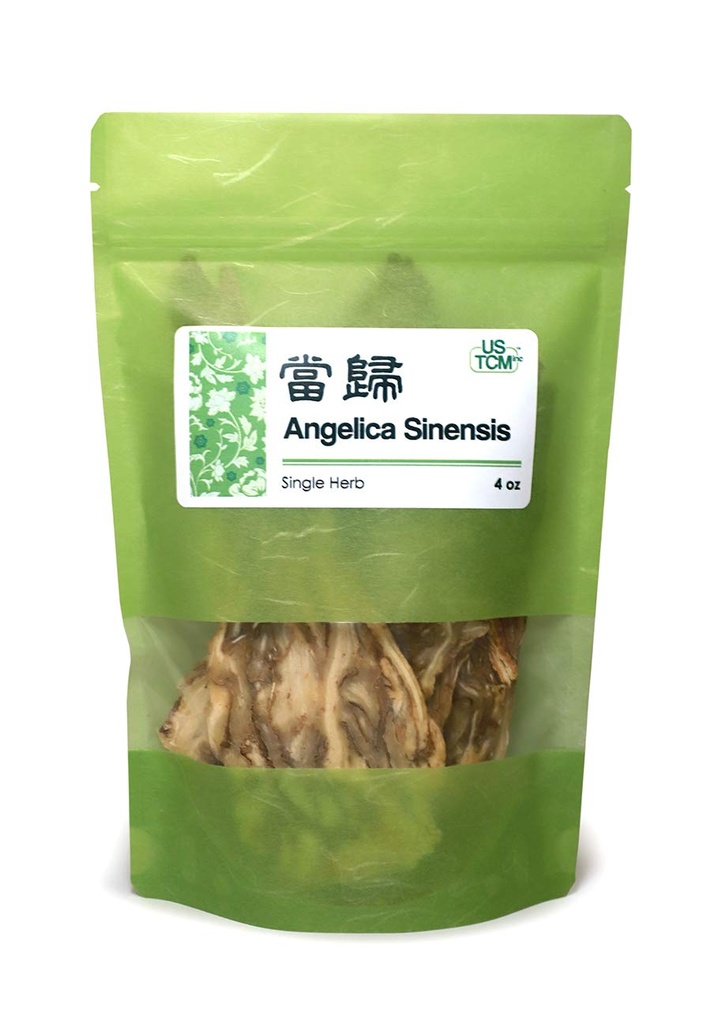 New Packaging Angelica Sinensis Root, Dang GUI Pian, Dong Quai Cut Slice 当归 4 oz.