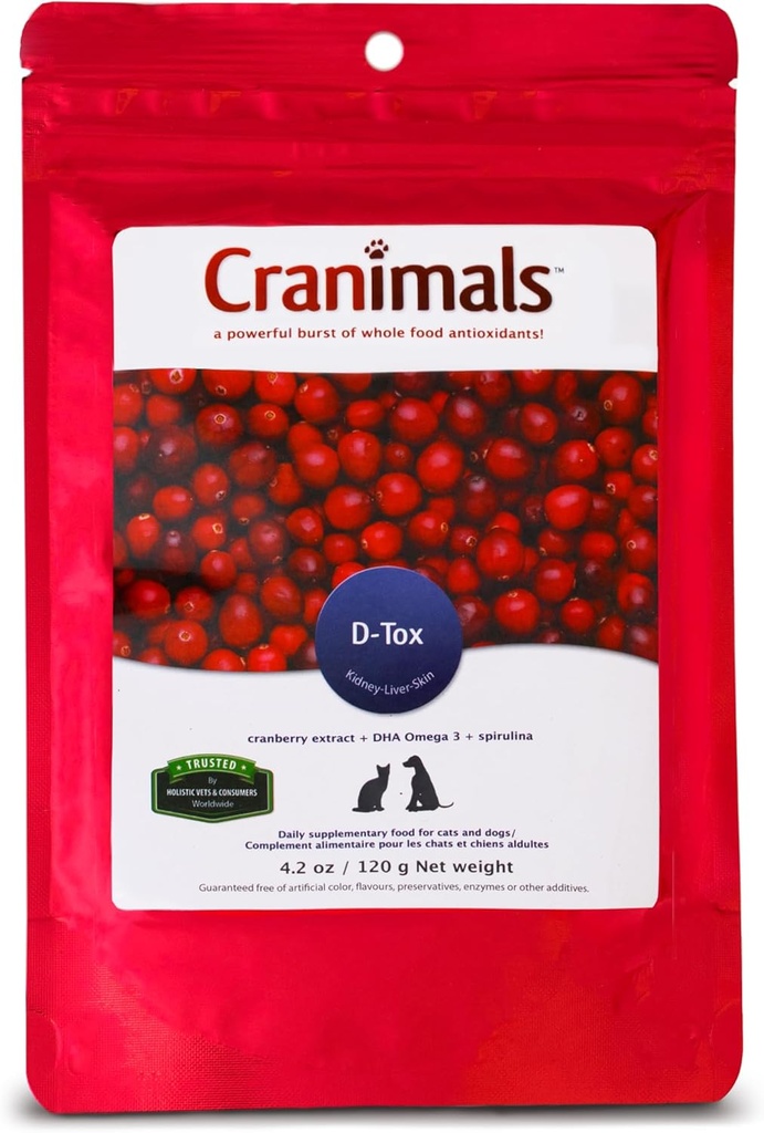 Cranimals D-Tox Supplement for Psy, 4.2 oz