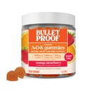Bulletproof Sugar-Free Orange Strawberry A+D+K Vitamin Gummies, 60 Count | Keto Supplement for Heart, Bone and Immune Support, New and Improved Formula and Texture