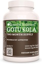 Nutrição de Remedy Gotu Kola (Brahmi) □ 1.000 mg, 60 Cápsulas Vegan Herbal Suplemento Dietário □ Dois meses de fornecimento