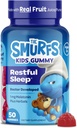 Smurfs 1 מ"ג מלטונין חניכיים לילדים עם Chamomile & Lemon Balm for a Restful Sleep Age 3 | Non-Habit Forming