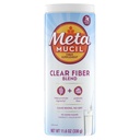 Metamucil Fiber Supplement, Unflavored Clear Mixing Powder, No Grit, No Sugar Added, Plant Based Prebiotic Fiber Supplement Blend for Daily Digestive Health, 75 teaspoons