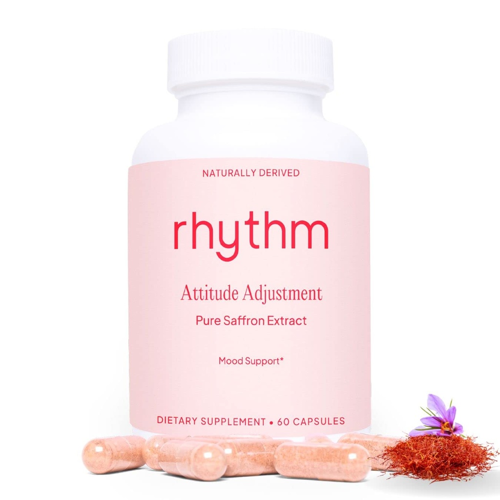Saffron Murni Ekstraksi Rhythm Aditude 126; Ekstrak Dukungan Seffron Wanita: 124; 60 Capsules 126; Murni Saffron Ekstrak