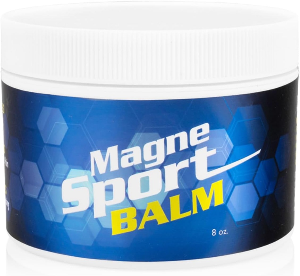 MagneSport Topical Magnesium Balm pro atletickou obnovu - 8oz Jar