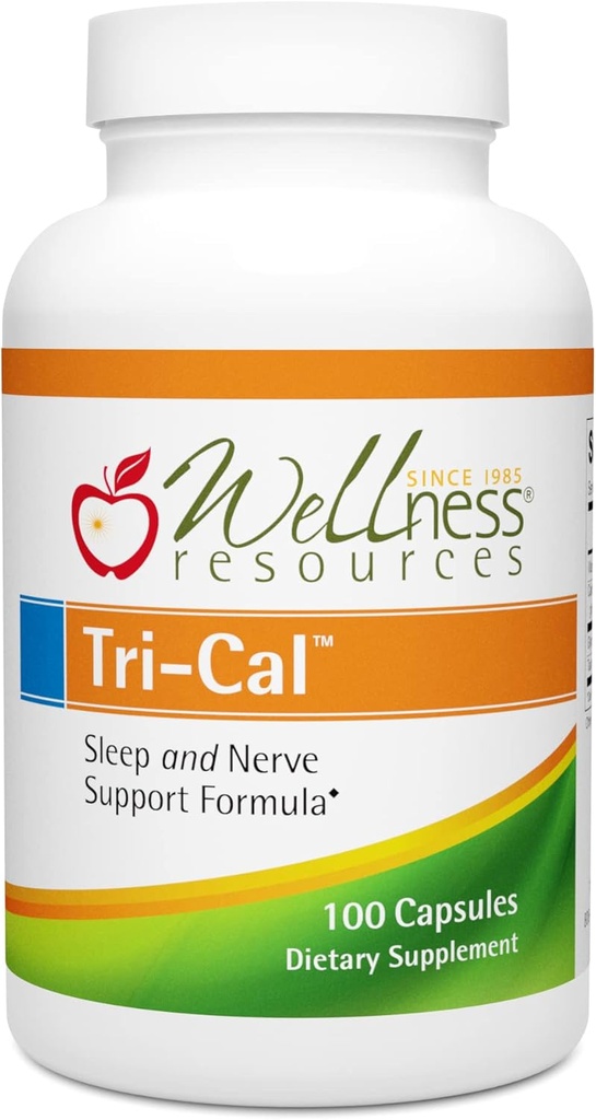 Tri-Cal - Taurine, Glycine en Calcium voor ontspanning en slaap (100 Veggie Capsules)