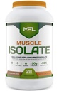 MFL 100% Isolate Protein l 30g of Protein l 12g Amino Acids l Keto Friendly l Low Carbs l 2 lbs. (Chocolate Lava)