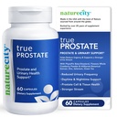 NatureCity True-Prostate Urinary Tract & Prostate Support Supplement for Men's Health Cranberry Extract & Super Beta Prostate Sitosterol Complex 60 Capsules - Prostate Health for Men