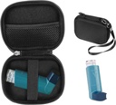 CaseSack Asthma Inhaler 홀더 케이스, 컴팩트하고 Sturdy case for Handy Inhaler for Adults and Kids, 환약 및 기타 필수품 객실 (블랙)