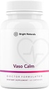 Vaso Calm - Healthy Blood Balance Supplement - Features Fermented Garlic, Celery and Grape Seed Extract, Hibiscus, and Vitamin K2 - Made in the USA, 60 Capsules