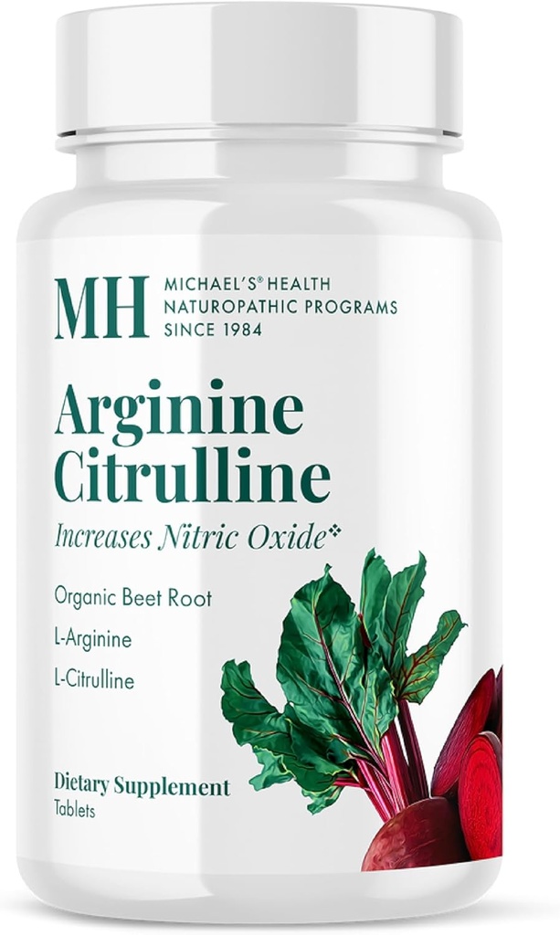 MICHAEL의 건강 Naturopathic 프로그램 아르기닌 Citrulline - 90 정제 - 유기 사탕수수수 뿌리 - 30 서빙