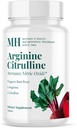 MICHAEL de sănătate Programe naturopatice Arginine Citrulină - 90 comprimate - Crește oxid de azot - cu rădăcină de sfeclă organică - 30 Serviri