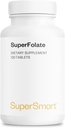 Superpametna SuperFolate 400mcg / 4g na dan (Patented & Biorazpoložljiv) - Quatrefolic 5-MTHF dodatek - Active Folate Vitamin B9 