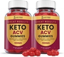 Обоснованные лаборатории (2 Упакуйте отличные результаты Keto ACV Gummies 1000MG с гранатовой свеклой корня B12 120 Gummys)