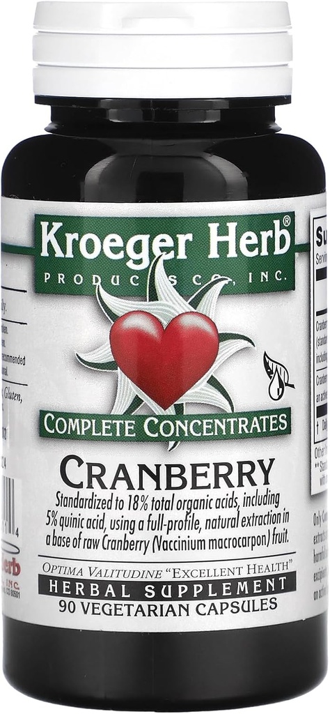 Cranberrry Complete Konsentrat Kroeger Herbs 90 VCaps