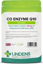 Co Enzyme Q10 30mg (Co-Q10) 120 טבליות של לינדנס
